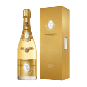 Cristal Champagne 2012 med presentfrpackning