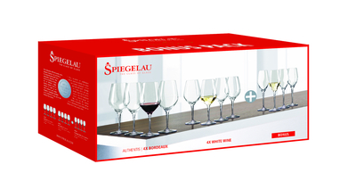 Spiegelau Authentis Bonus Pack - 4x Authentis White wine, 4x Authentis Bordeaux, 4x Authentis Champagne 